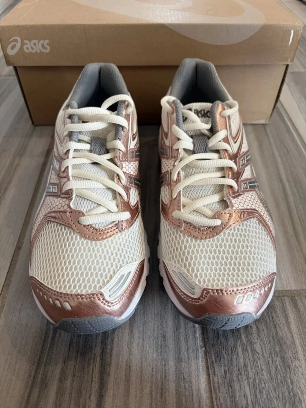 Women's ASICS GEL-DS Trainer 14 Shoes - Cream Rose Gold 1203A965-100